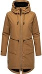 Ragwear Kurzmantel Holstic Wasserdichter Damen Wintermantel mit Kunstfell am...