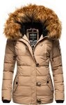 Navahoo Winterjacke Zoja stylische Steppjacke mit Kunstpelz Kapuze