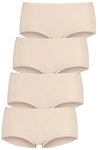 LASCANA Hipster (4er-Pack) aus elastischer Baumwolle
