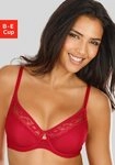 Vivance by Lascana T-Shirt-BH aus feinem Mesh-Material und Spitze in Leo-Optik,