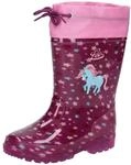 Gummistiefel LICO "Stiefel Power Blinky", M&auml;dchen, Gr. 20, lila, Synthetik, Schuhe