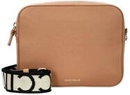 COCCINELLE Umh&auml;ngetasche Crossover Bag, aus echtem Rindsleder braun M | 21 cm x 17
