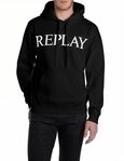 Replay Kapuzensweatshirt mit gro&szlig;em Markenprint vorn