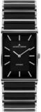 Jacques Lemans Quarzuhr Jacques Lemans Damenuhr York 1-1594A Edelstahl, Keramik,