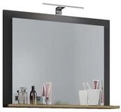 VCM Spiegel Badspiegel Wandspiegel Bad Ablage Lendas 55x60 cm