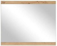 Garderobe Garderobenspiegel, MIRKO, Braun, B 85 cm, T 2 cm