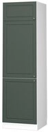 Vicco K&uuml;hlumbauschrank Fame-Line, Gr&uuml;n-Gold Landhaus/Wei&szlig;, 60 cm (1-St)