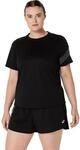 Laufshirt ASICS "ASICS ICON SS TOP", Damen, Gr. L, schwarz (performance schwarz),