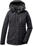 Outdoorjacke KILLTEC "KOW 170 KG WMN JCKT", Damen, Gr. 19, schwarz, Obermaterial: