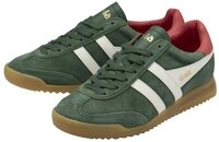 Gola Torpedo (Wildleder) 2025 immergr&uuml;n/offweiss/korallrot Damen Sneaker