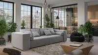 S-Style M&ouml;bel Big-Sofa Cork mit Schlaffunktion und Boxspringfederung, Lounge Sofa