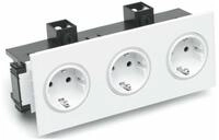 Rehau Rehau Steckdose 3-fach SIGNA IN rws BRK 3STD Steckdosenleiste