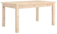 vidaXL Couchtisch 80x50x40 cm Massivholz Kiefer Modell 2 vidaXL Couchtisch 80x50x40 cm Massivholz Kiefer Modell 2