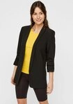 pieces Blusenblazer PCBOSELLA 3/4 BLAZER NOOS Materialmix, regular fit