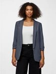 pieces Blusenblazer PCBOSELLA 3/4 BLAZER NOOS Materialmix, regular fit