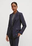 comma Jackenblazer Indoor-Blazer Taillierter Blazer aus Baumwollmix
