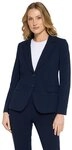 Betty&Co Longblazer Damen mit Taschen Druckfutter