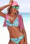 Venice Beach Triangel-Bikini aus Piqu&eacute;-Qualit&auml;t