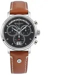 BRUNO S&Ouml;HNLE Quarzuhr 17-13143-841, MARCATO, Leder, braun, 17-13143-841