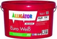 Alligator Wand- und Deckenfarbe Alligator Euro Wei&szlig; LKF wei&szlig; 12,5 l