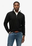 Superdry Sweatshirt ESSENTIAL LOGO HENLEY aus Baumwolle und Polyester, Loose...