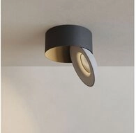 s.luce LED Deckenstrahler Santa Neo schwenkbar & dimmbar Schwarz/Wei&szlig;,...