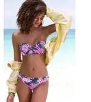 Buffalo B&uuml;gel-Bandeau-Bikini im Mustermix