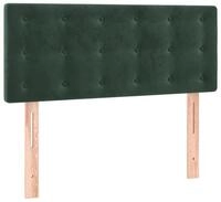 vidaXL Bett Kopfteil Dunkelgr&uuml;n 90x5x78/88 cm Samt (1-tlg)