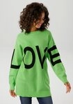Aniston CASUAL Strickpullover mit eingestricktem LOVE-Schriftzug
