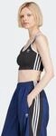 Tanktop ADIDAS ORIGINALS "ADICOLOR 3-STREIFEN BUSTIER", Damen, Gr. XL, schwarz-wei&szlig;