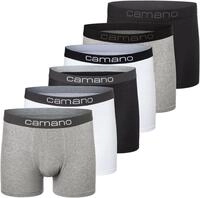 Camano Boxershorts comfort (6er Pack) mit Stretch-Logobund