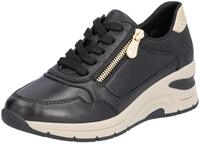 Rieker Keilsneaker,Freizeitschuh,Halbschuh,Schn&uuml;rschuh mit Rei&szlig;verschluss,...