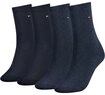 Tommy Hilfiger Socken TH WOMEN 4P SOCK ECOM (4-Paar) mit Logostickerei