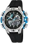 Calypso Chronograph Herrenuhr K5586-2 Digital Blau Schwarz 43,5 mm 10 ATM