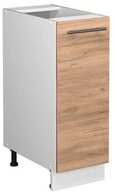 Vicco Apothekerschrank Fame-Line, Goldkraft Eiche/Wei&szlig;, 30 cm ohne...