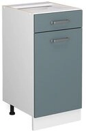 Vicco Unterschrank R-Line, Blau-Grau/Wei&szlig;, 40 cm ohne Arbeitsplatte (1-St)