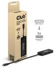 CLUB3D Laptop-Dockingstation CLUB3D USB-C&reg; to Triple DisplayPort&trade; MST Hub...