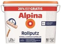 Alpina Gips-Kalk-Putz Alpina Rollputz 12 kg 0,5 mm K&ouml;rnung wei&szlig;
