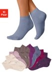 H.I.S Kurzsocken (Packung, 10-Paar) mit verst&auml;rkter Ferse und Spitze