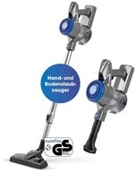 CLEANmaxx Zyklon Hybrid Staubsauger Akku-Zyklonstaubsauger Hand- und Bodenstaubsauger