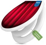 banjado WC-Sitz mit Kindersitz Motiv Roter Vorhang (mit Kindersitz, integrierte