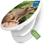 banjado WC-Sitz mit Kindersitz Motiv Sitzendes Erdm&auml;nnchen (mit Kindersitz,