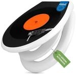 banjado WC-Sitz mit Kindersitz Motiv Plattenspieler (mit Kindersitz, integrierte