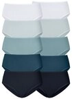 petite fleur H&uuml;ftslip (10er-Pack) aus elastischer Baumwolle