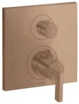 hansgrohe Unterputzarmatur Axor Citterio Thermostat mit Absperrventil Unterputz...