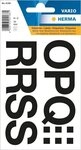HERMA Etiketten HERMA Buchstaben-Sticker O-Z, Folie schwarz, 33 mm