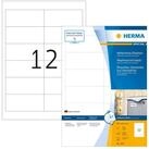 HERMA Etiketten Inkjet-Etiketten A4 97,0x42,3mm wei&szlig; Folie VE=480 St&uuml;ck