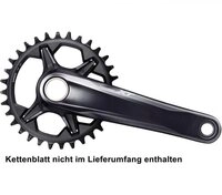 Shimano Fahrradkurbel SHIMANO Kurbelgarnitur DEORE XT FC-M8120-1 12-fach 170 mm -