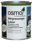 osmo Lasur Vergrauungslasur f&uuml;r Au&szlig;en Platingrau
