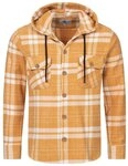 Rock Creek Flanellhemd Herren Hemd Flanellhemd mit Kapuze H-328
